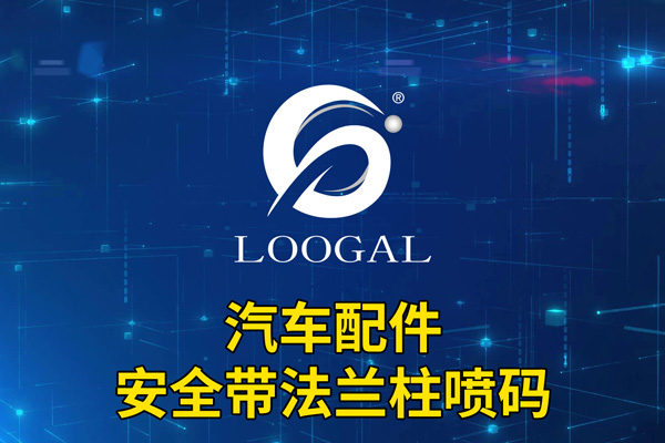 汽车配件-安全带法兰柱喷码